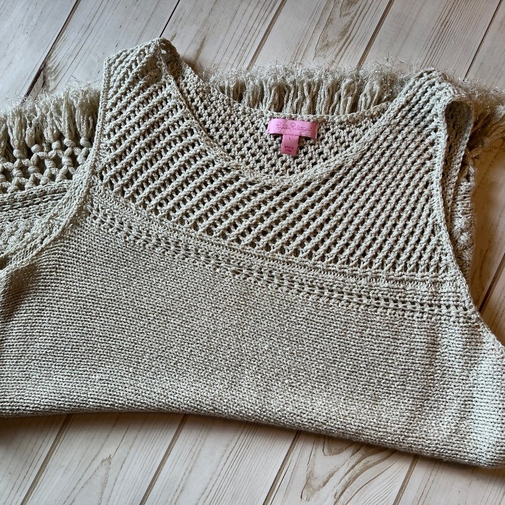 Lilly Pulitzer Gold Limon Sweater